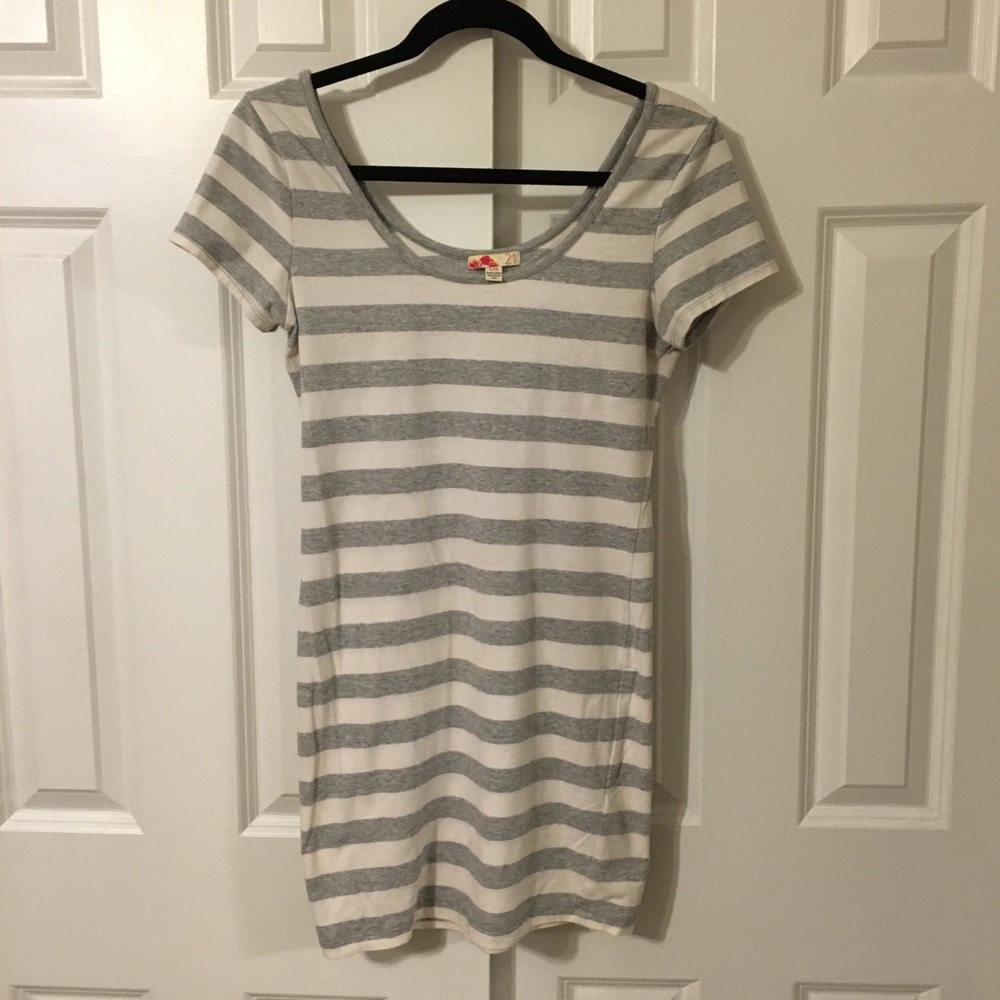 COPY - Striped T-shirt tunic dress
